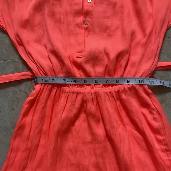 🍀Sale 4/$20 Banana Republic neon mini shirt dress, sz 00P - Picture 2 of 5